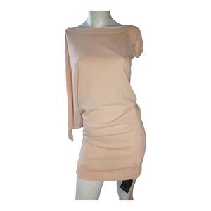 Elisabetta Franchetti Italy Light Wool Dress NWT